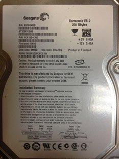 маркировка на винчестере Seagate